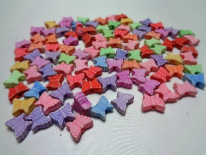 Resin Butterfly Beads