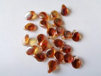 5mm x 7mm Czech Pip Pressed Glass Beads Crystal Venus