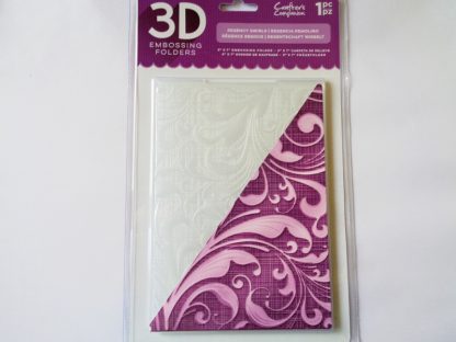 5" x 7" 3D Embossing Folder Regency Swirls