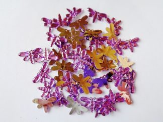 50 x 20mm x 12mm Acrylic Dragonflies Lilac