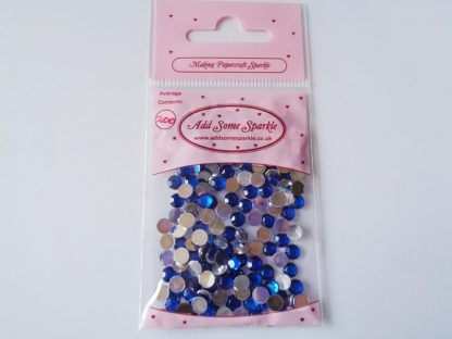 5mm Acrylic Gems Blue (approx 200) Dark Blue