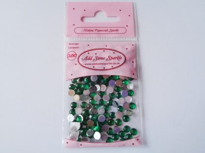 5mm Acrylic Gems Green (approx 200)