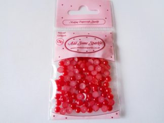 5mm Half Pearls Red (approx 150)