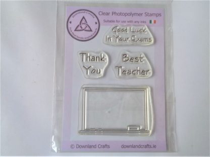 Blackboard Greetings Stamp Set - A6 Clear Photopolymer