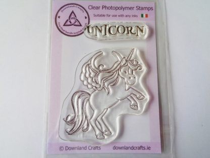 A7 Clear Photopolymer Prancing Unicorn Stamp Set