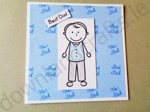 Best Dad Handmade Greeting Card Project