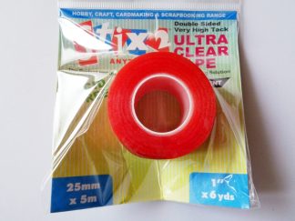 Double Sided Very High Tack Ultra Clear Tape 25mm x 5m