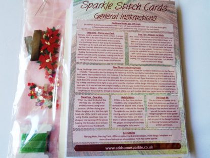 Sparkle Stitch Card Kit Christmas