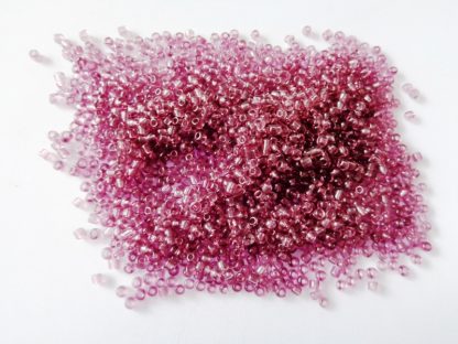 2mm Size 11/0 Seed Beads Amethyst (approx 20g)
