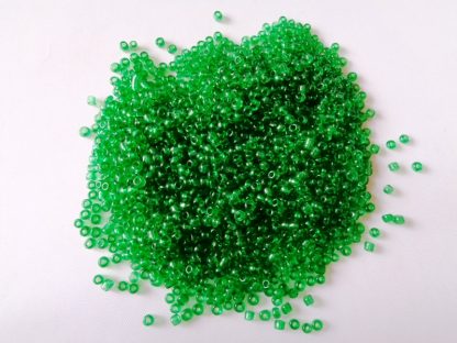 2mm Size 11/0 Seed Beads Dark Green (approx 20g)