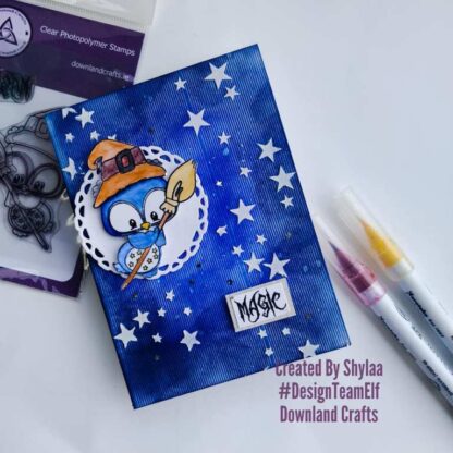 Magic Owl A7 Stamp Set Card Sample