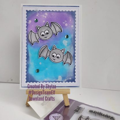 Vampire Bat Stamp Set Card Sample 6