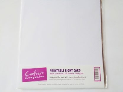 Printable Light Card A4 White 25 sheets 160gsm