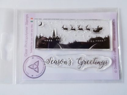 Season's Greetings Scene A7 Clear Photopolymer Stamp Set