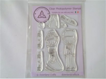 Bride and Groom Stamp Set - A6 Clear Photopolymer