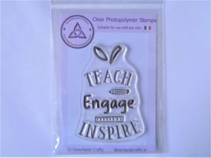 Teach, Engage, Inspire Stamp - A7 Clear Photopolymer