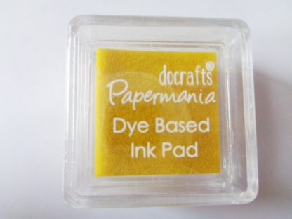 Yellow Papermania Dye Based Mini Ink Pad