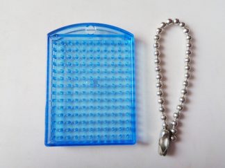 Blue Pixelhobby Keyring Baseplate With Chain