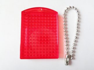 Red Pixelhobby Keyring Baseplate With Chain
