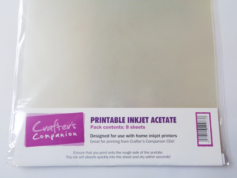Pack of 8 A4 Sheets Printable Acetate Downland Crafts
