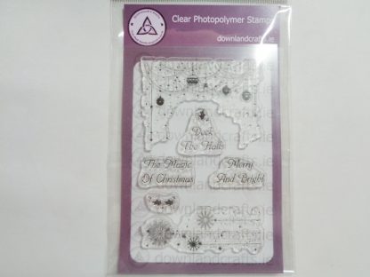 Deck The Halls A6 Clear Photopolymer Stamp Set
