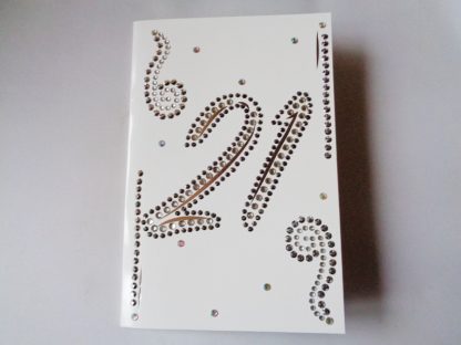 21st Birthday DIY Crystal Card Kit