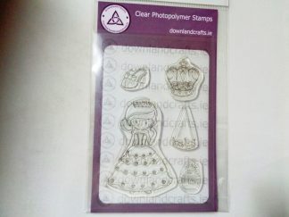 Pretty Princess A6 Clear Photopolymer Stamp Set