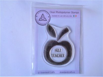 Teacher Apple Stamp - A7 Clear Photopolymer