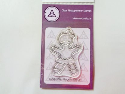 Gingerbread Girl Stamp A7 Clear Photopolymer