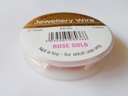 0.6mm Wire Rose Gold (22 gauge)