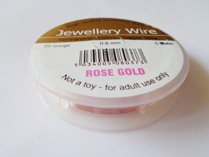 0.8mm Wire Rose Gold (20 gauge)