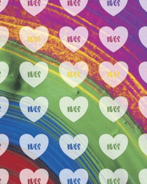 Rainbow Hearts Friday Freebie Printable Paper Download