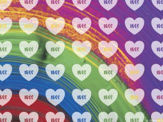 Rainbow Hearts Friday Freebie Printable Paper Download