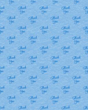 Thank You Blue Friday Freebie Printable Paper Download