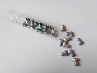 Tee Beads - Silver Matt