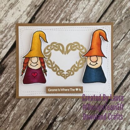 Gnome Girl Stamp Set Card Sample