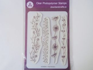 Floral Borders Stamp Set A5 Clear Photopolymer
