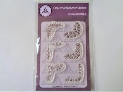 Floral Corners Stamp Set A6 Clear Photopolymer