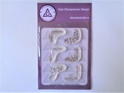Floral Corners Stamp Set A7 Clear Photopolymer