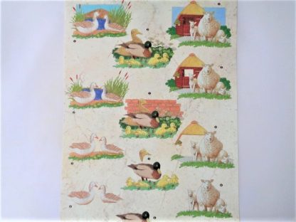 Ducks & Sheep Decoupage Sheet