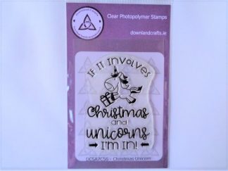 Christmas Unicorn Stamp A7 Clear Photopolymer