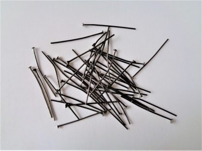 Head Pins - 3cm Gunmetal Black Standard