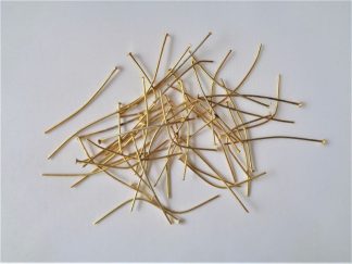 Head Pins - 4cm Gold Plated Standard