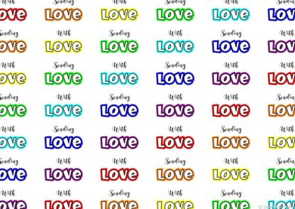 Rainbow Love Friday Freebie Printable Paper