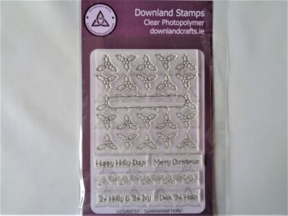 Sentimental Holly Stamp Set - A6 Clear Photopolymer