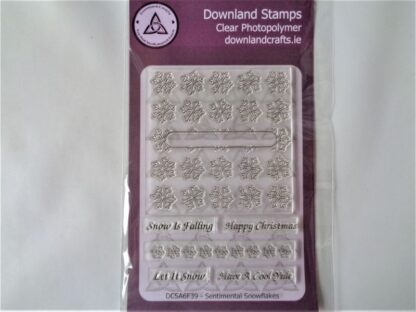 Sentimental Snowflakes Stamp Set - A6 Clear Photopolymer