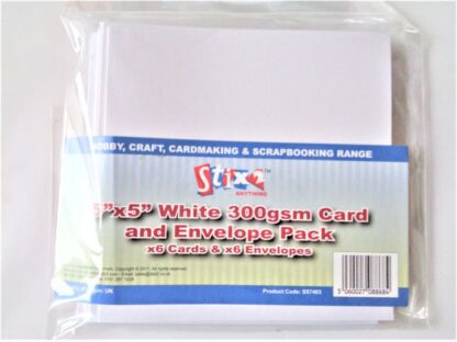 5"x5" Cards - White 300gsm