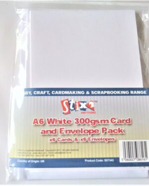 A6 Cards - White 300gsm