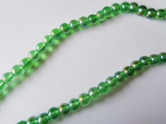 6mm CrystaLine Beads - GreenAB