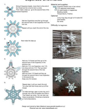 Superduo Snowflakes Friday Freebie